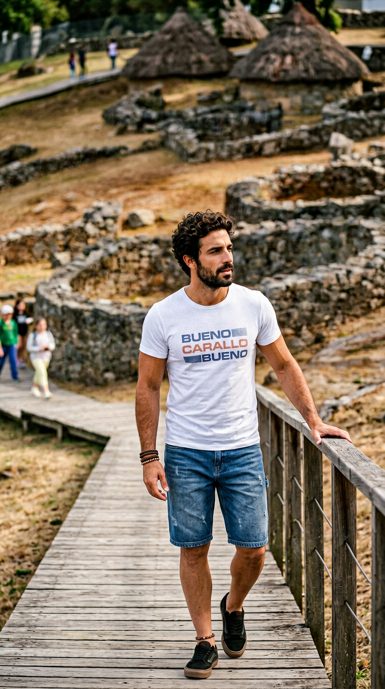 Iago Alba en O Castro con vistas a Vigo