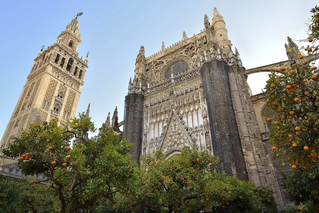 Patio de los Naranjos de la Catedral de Sevilla