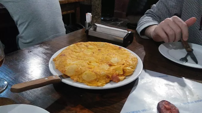 Tortilla en Adega Abrigadoiro, Santiago