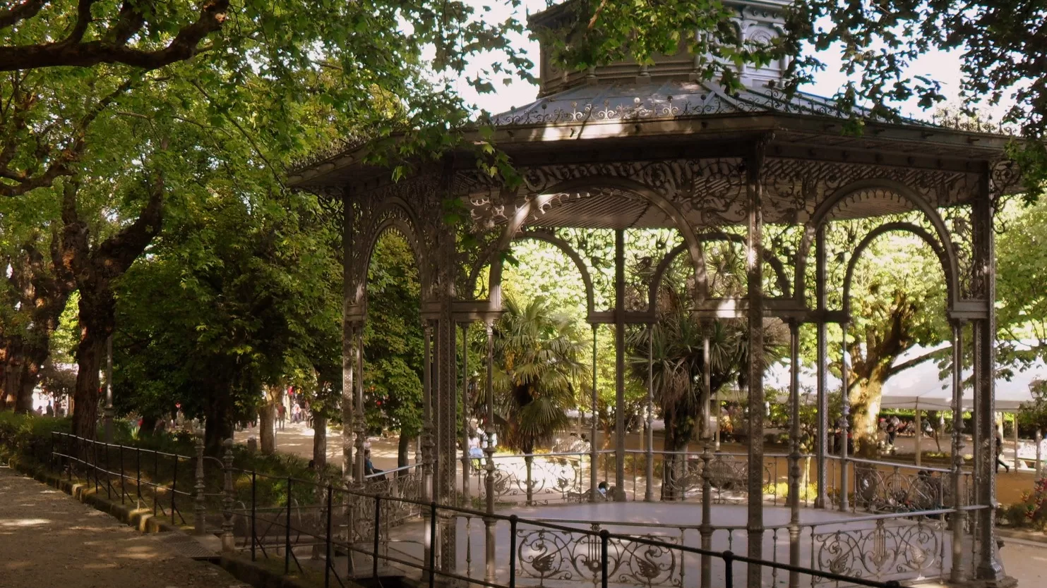 Alameda de Santiago. Palco de la Música