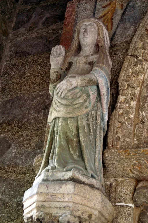 Virgen embarazada. Iglesia de Santa María Salomé, Santiago